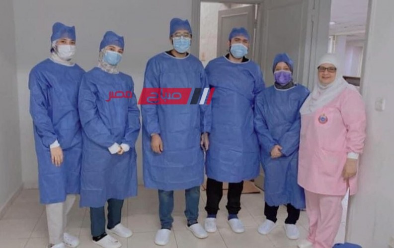 مستشفى دمياط العام تنجح في تركيب 8 اغطية معدنية على الضروس اللبنية لطفل 4 سنوات