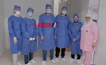 مستشفى دمياط العام تنجح في تركيب 8 اغطية معدنية على الضروس اللبنية لطفل 4 سنوات