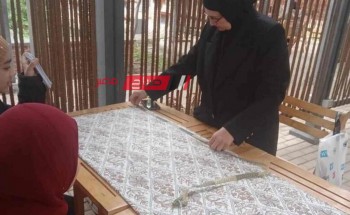 ندوة تدريبية لتفصيل اسدال الصلاة بدمياط ضمن انشطة التمكين الاقتصادي بالمدينة الصديقة للنساء