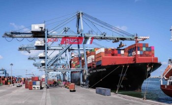 ارتفاع حركة الصادر من الحاويات عبر ميناء دمياط الى 1182 حاوية مكافئة