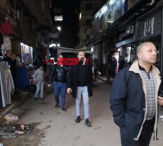 حملة ميدانية لمتابعه تنفيذ اغلاق المحلات في المواعيد المقررة بدمياط
