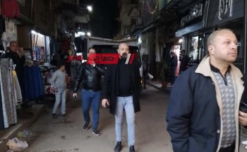 حملة ميدانية لمتابعه تنفيذ اغلاق المحلات في المواعيد المقررة بدمياط