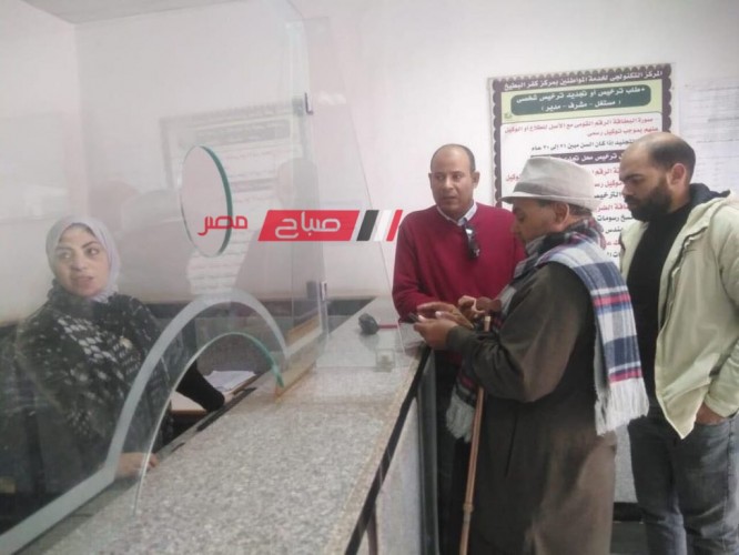 رئيس محلية كفر البطيخ بدمياط يزور المستشفى المركزي والادارات الخدمية