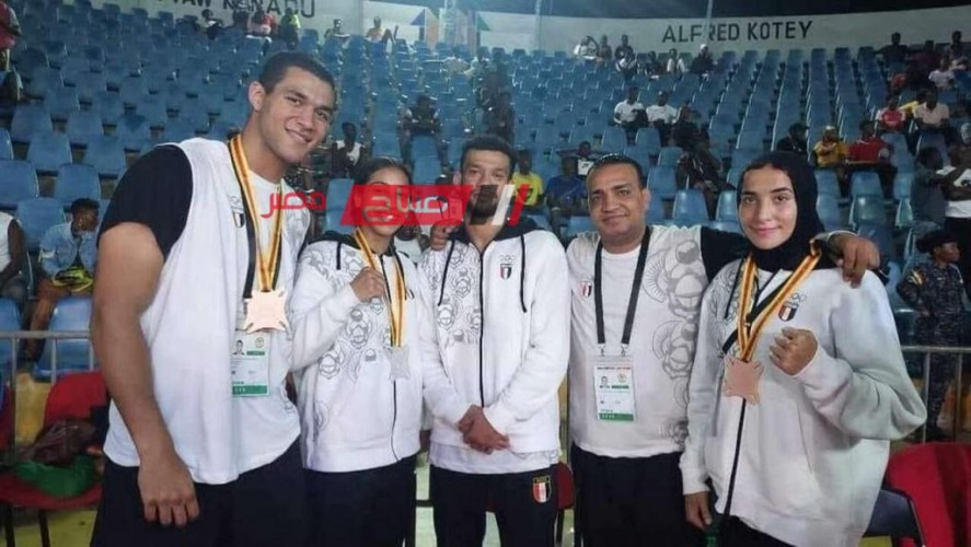يمني عياد ابنه دمياط تحصد برونزية دورة الألعاب الأفريقية داكار 2024