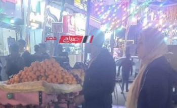 حملات ميدانية تستهدف ازالة الاشغالات من شوارع مدينة فارسكور بدمياط