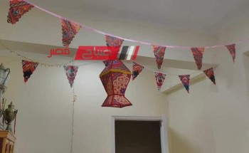 مراكز الشباب بدمياط تحتفل بشهر رمضان المبارك بالفوانيس والزينة
