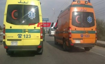 وفاة طالبة واصابة طفلين اخرين في حادث سيارة على طريق بورسعيد بدمياط