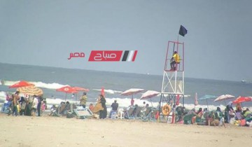 اقبال كبير على شاطئ دمياط الجديدة احتفالًا بعيد الفطر 2024