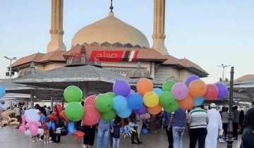 اقبال كبير شوارع مدينة رأس البر بعد اداء صلاة عيد الفطر المبارك 2024