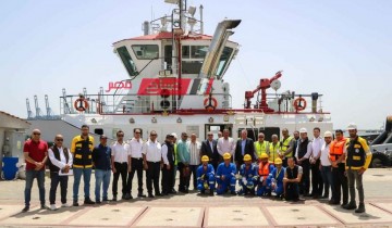 بالصور ميناء دمياط يستقبل أعضاء لجنة التفتيش ومراجعة إجراءات الموانئ المصرية