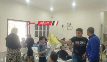 مركز شباب السوالم بدمياط يحتفل بعيد اليتيم بمسابقة فنيه
