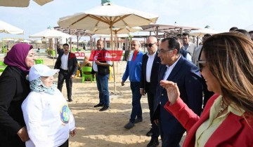 رئيس الوزراء يتفقد نادي وشاطئ “قادرون” لذوي الهمم في دمياط الجديدة وسكن مصر