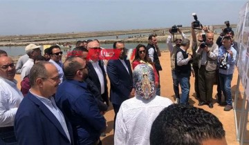 رئيس الوزراء يتفقد اعمال تطوير مدخل محافظة دمياط