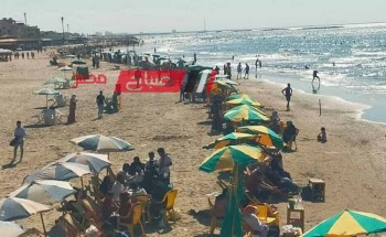 ثالث يوم العيد .. انقاذ 27 شخص من الغرق واعادة 43 طفل الى ذويه بشواطئ رأس البر