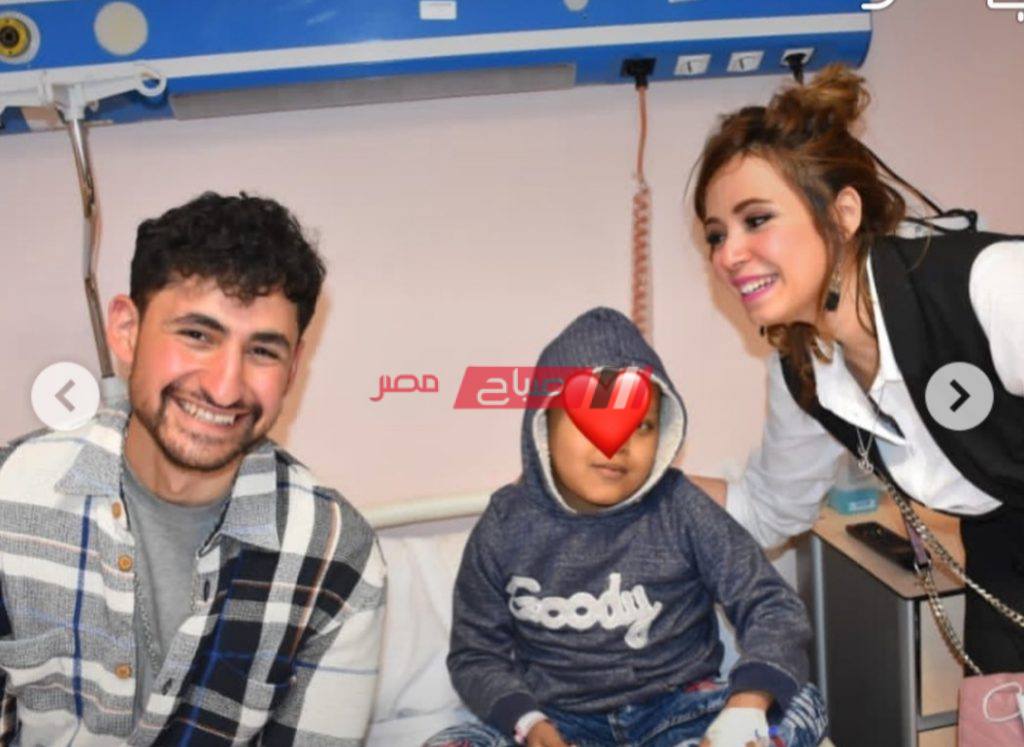 الفنان أمير المصري يزور مستشفى الارومان