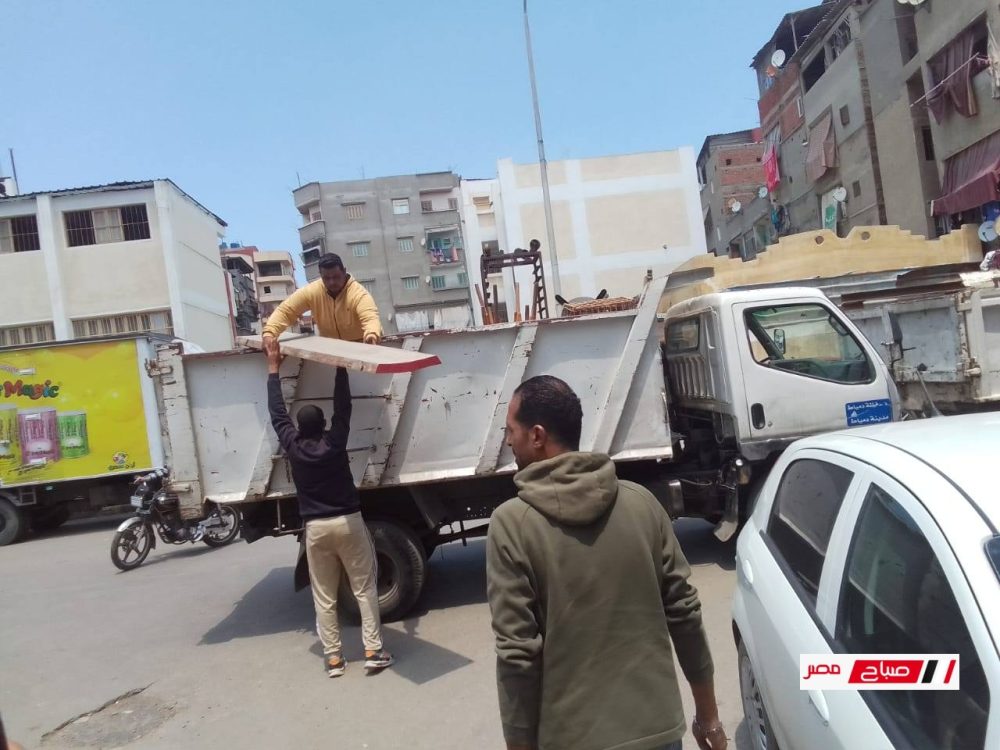 حملة متكاملة لتحقيق الانضباط بشوارع محافظة دمياط