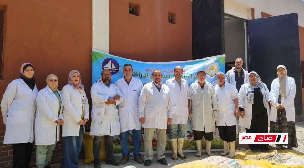 بيطري دمياط يطلق قافلة علاجية بيطرية بالوسطانى