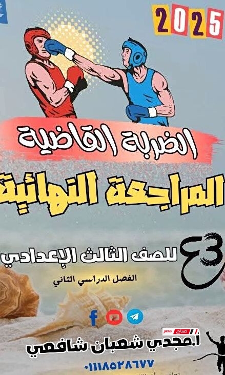pdf مراجعةنهائيةلغة عربية للصف الثالث الاعدادي الترم الثاني2025 001