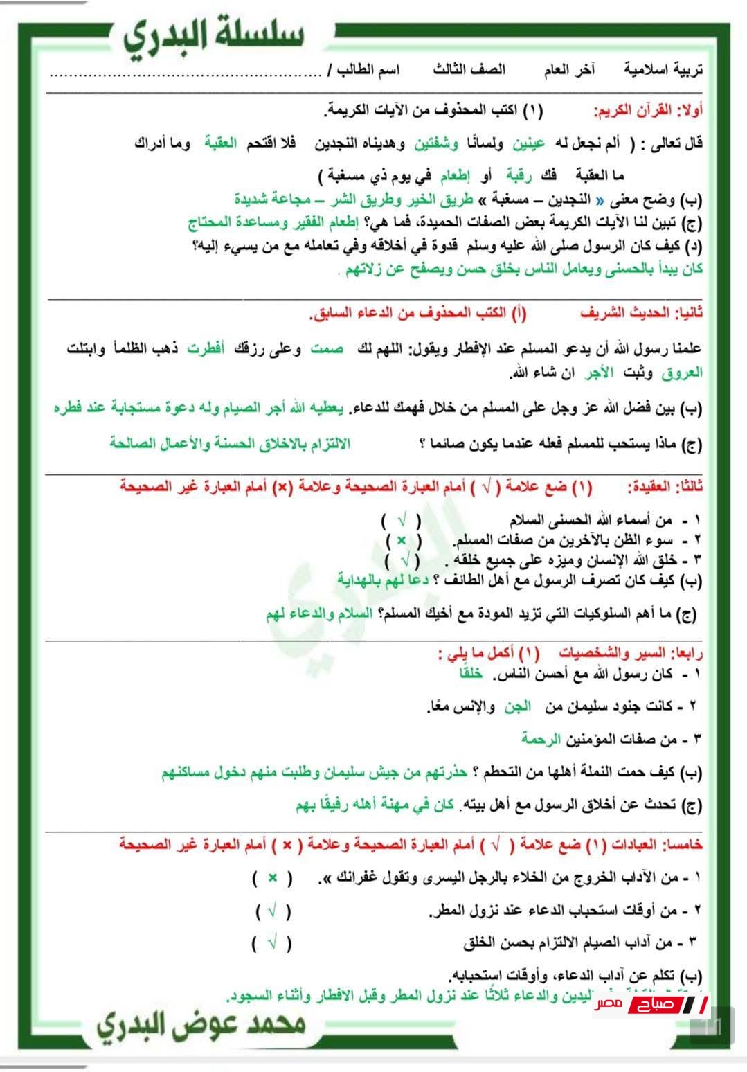 نموذج دين