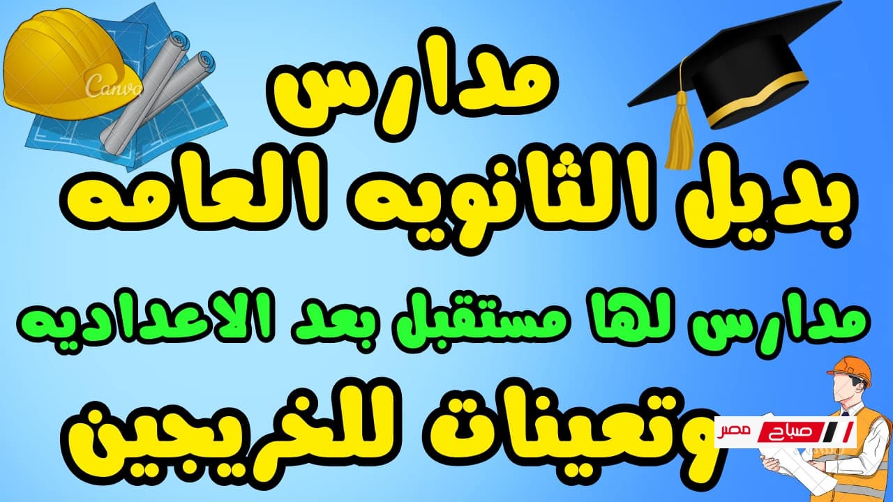 بدائل الثانوية العامة 2025… مدارس تقبل من مجموع قليل بعد الإعدادية بمستقبل مضمون