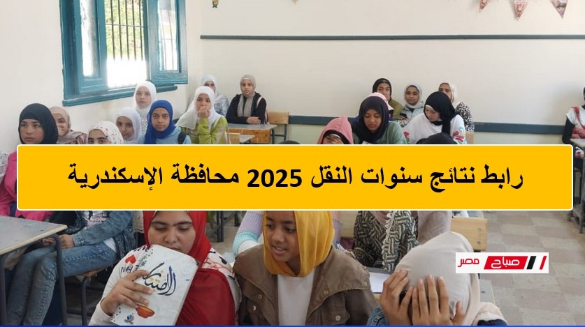 رابط نتائج سنوات النقل 2025 محافظة الإسكندرية