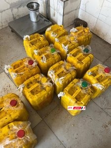 ضبط مخزن لإنتاج وتعبئة زيوت الطعام ومخالفات بالتصرف فى سلع تموينية