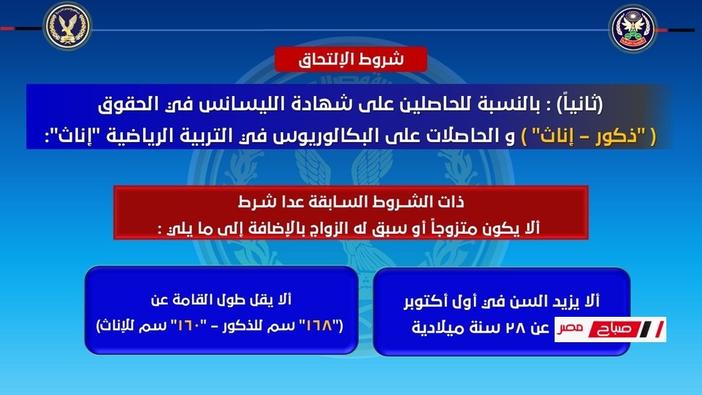شروط القبول في كليات الشرطة 2025 وأهم التحديثات 36 شروط القبول في كليات الشرطة 2025 وأهم التحديثات 1 Easy Resize.com