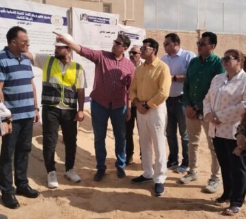وزير الشباب يتفقد تطوير المدينة الشبابية بأبي قير